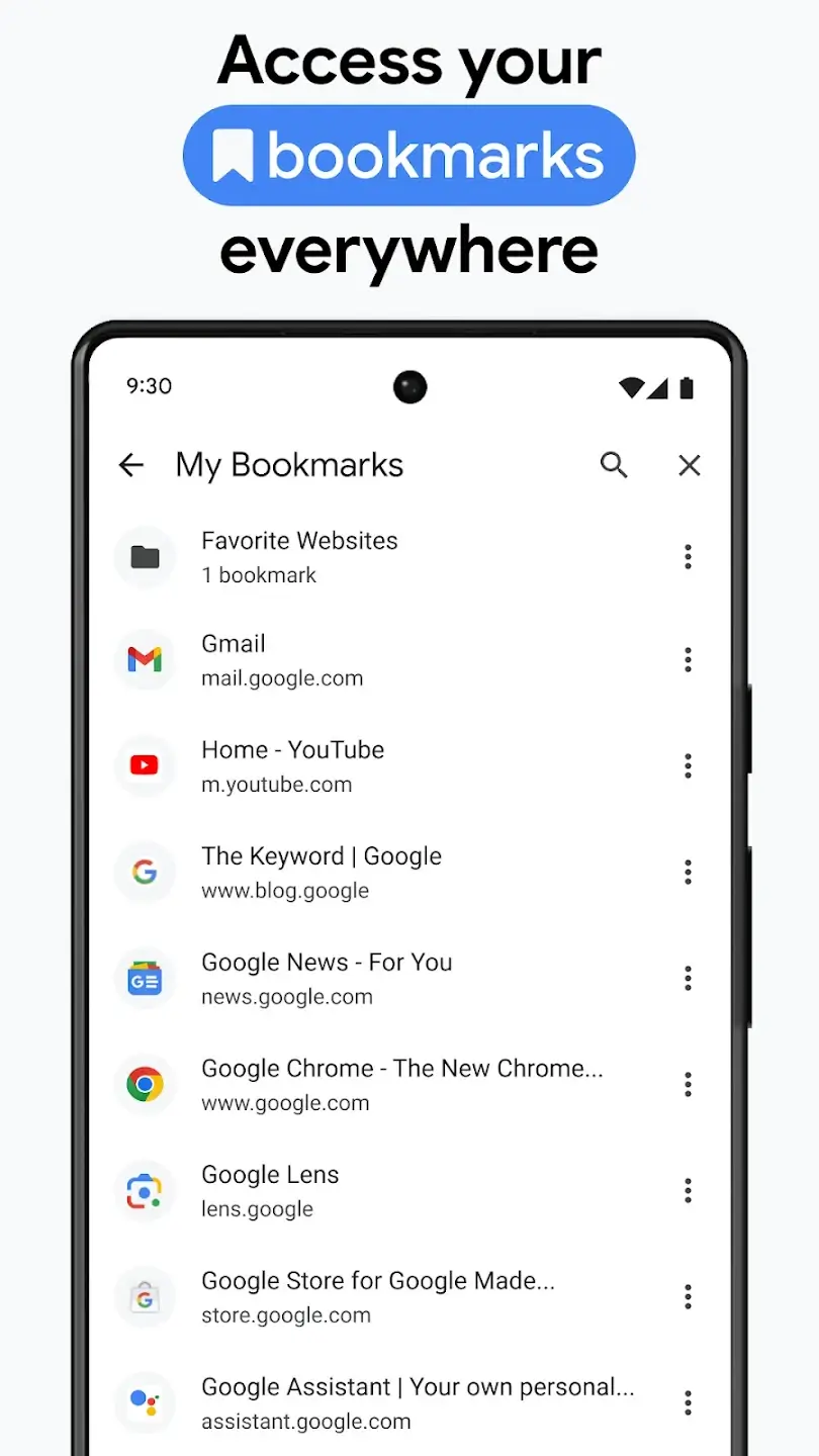 Screenshot Chrome APK Download untuk Android
