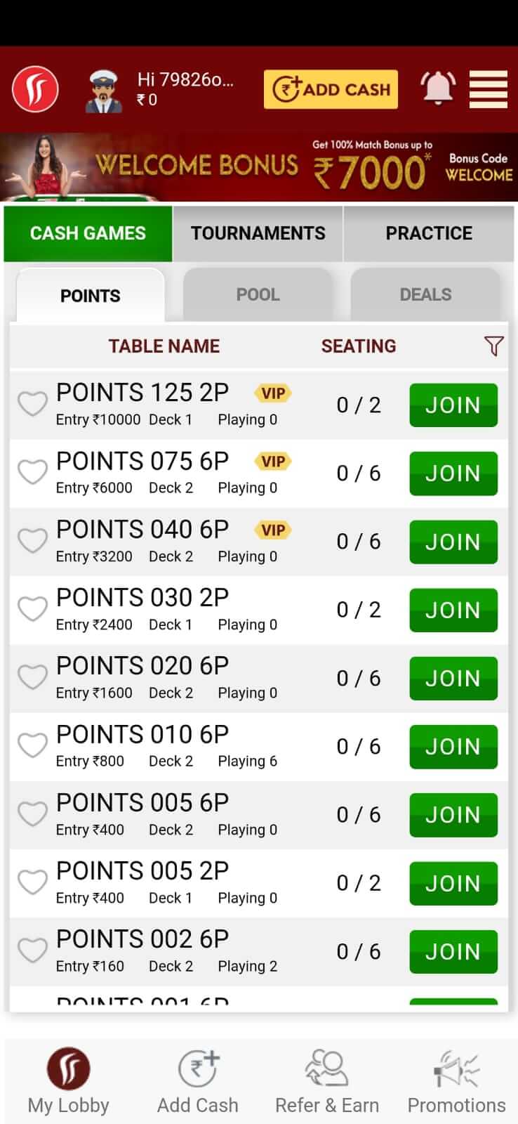 Screenshot Rummy Passion APK