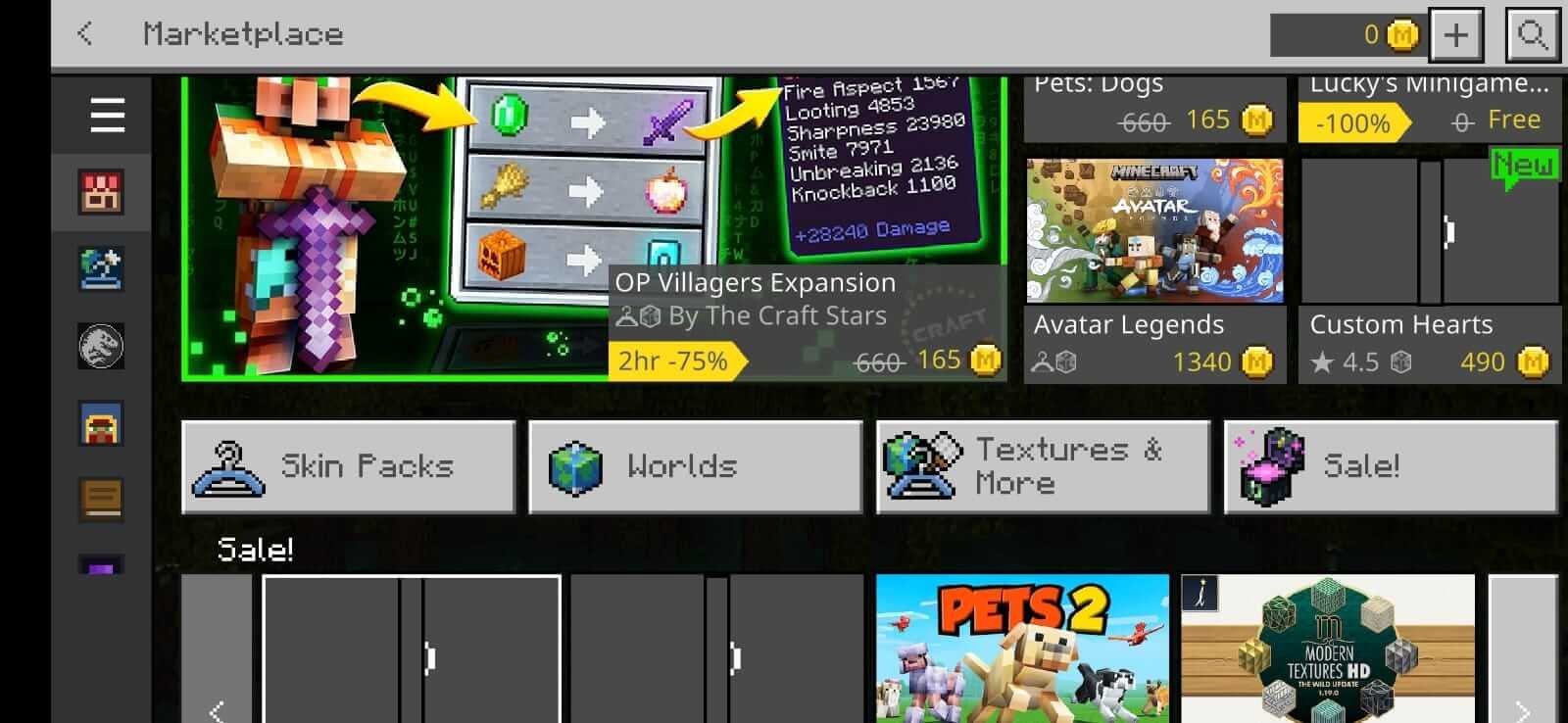 Screenshot Minecraft APK v1.26.30.28