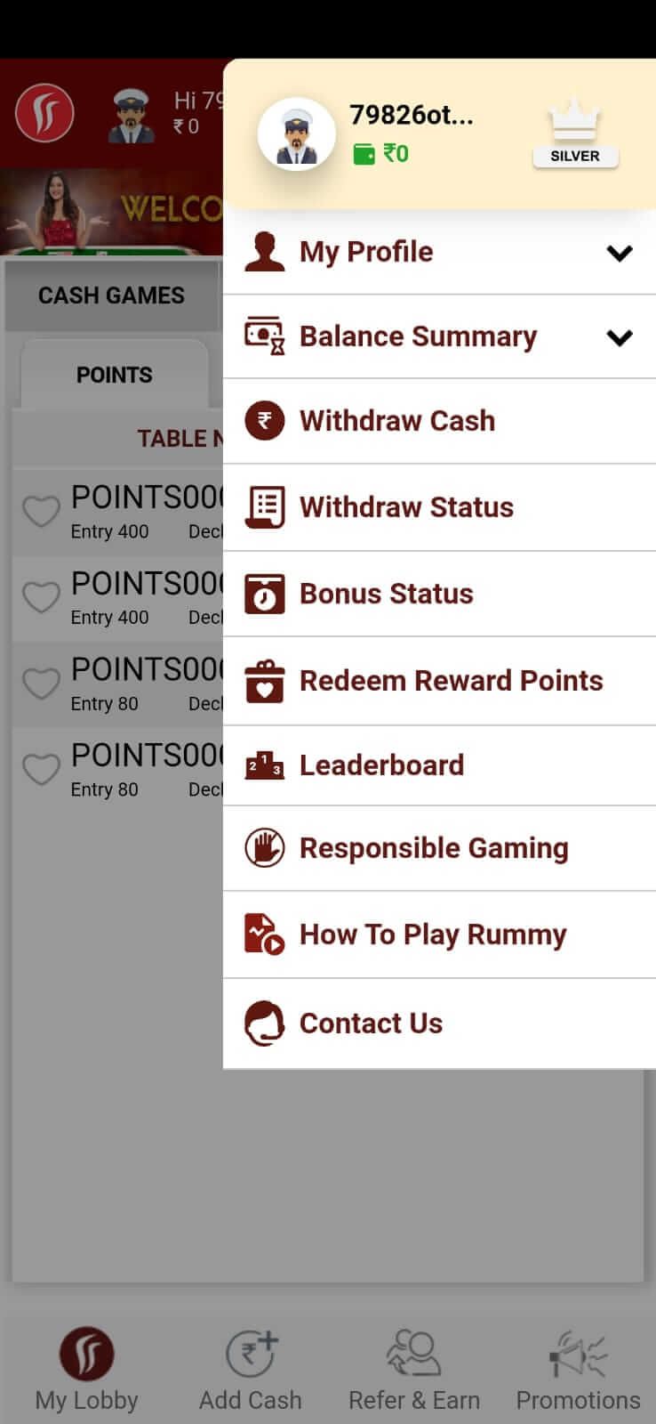 Screenshot Rummy Passion APK
