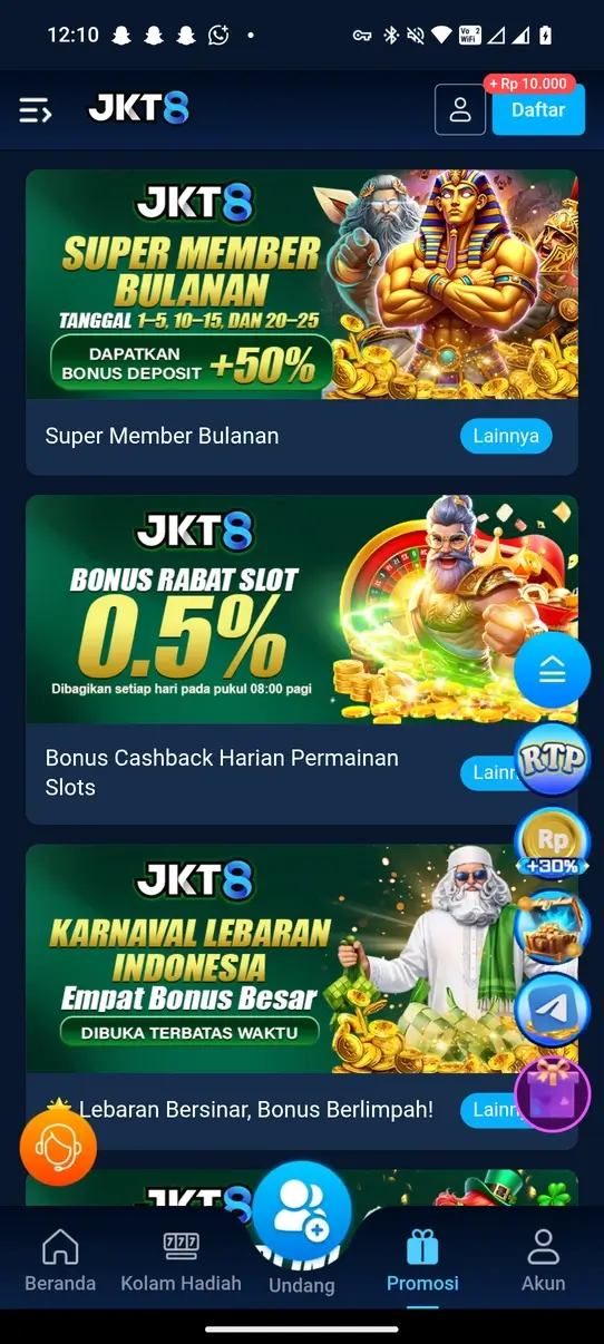 Screenshot JKT8 APK
