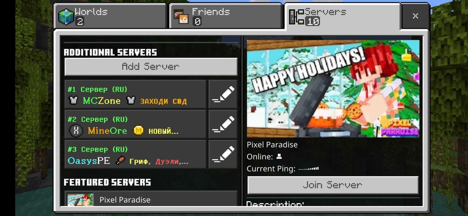 Screenshot Minecraft APK v1.26.30.28