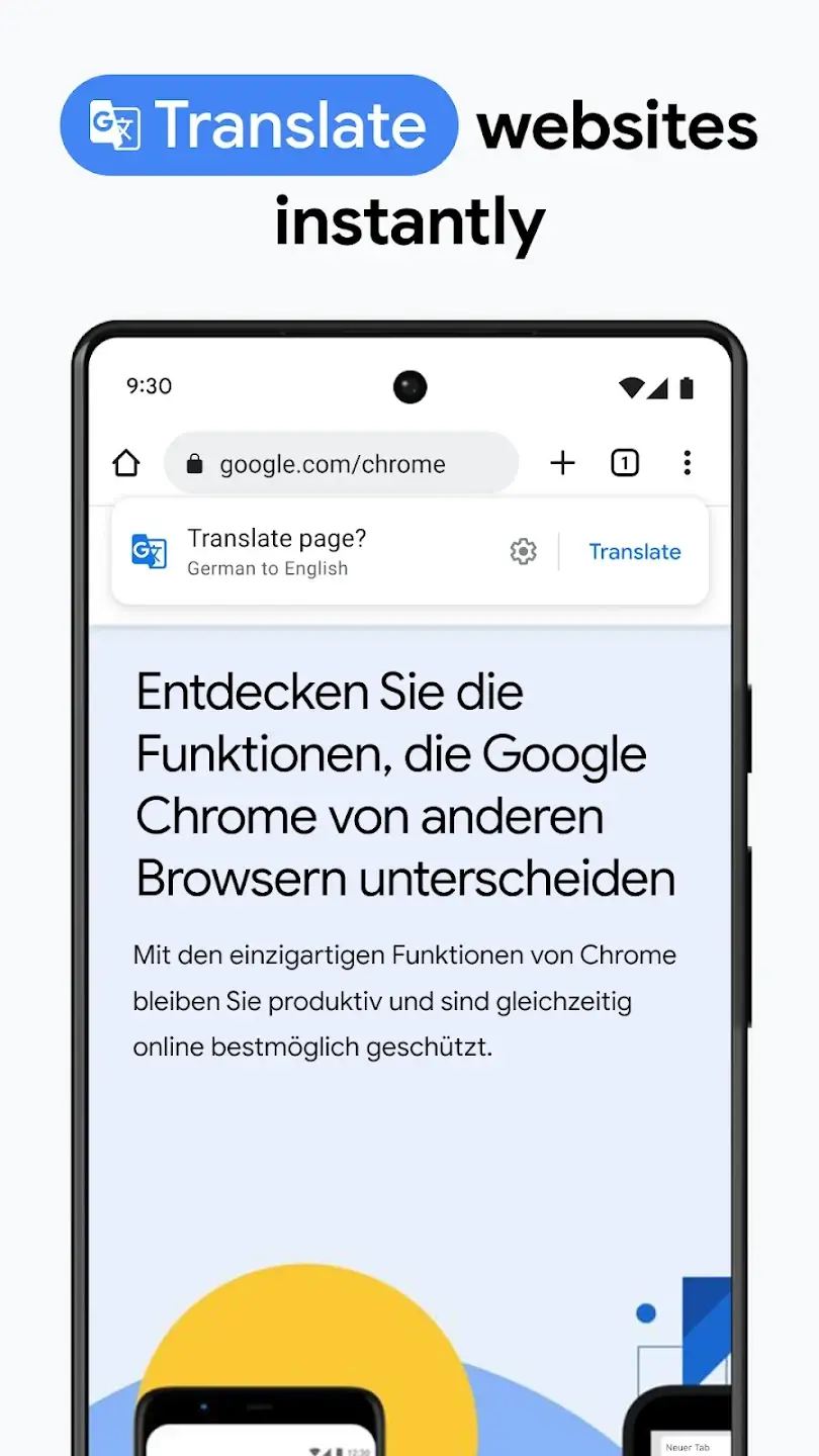 Screenshot Chrome APK Download untuk Android
