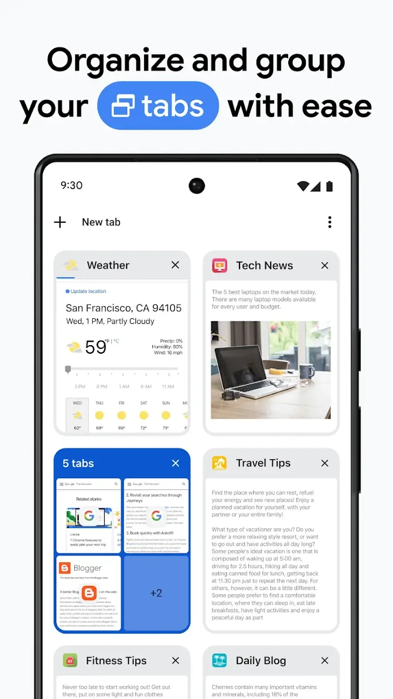 Screenshot Chrome APK Download untuk Android