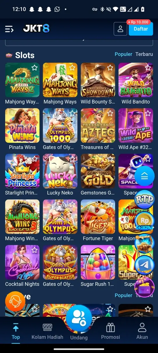 Screenshot JKT8 APK