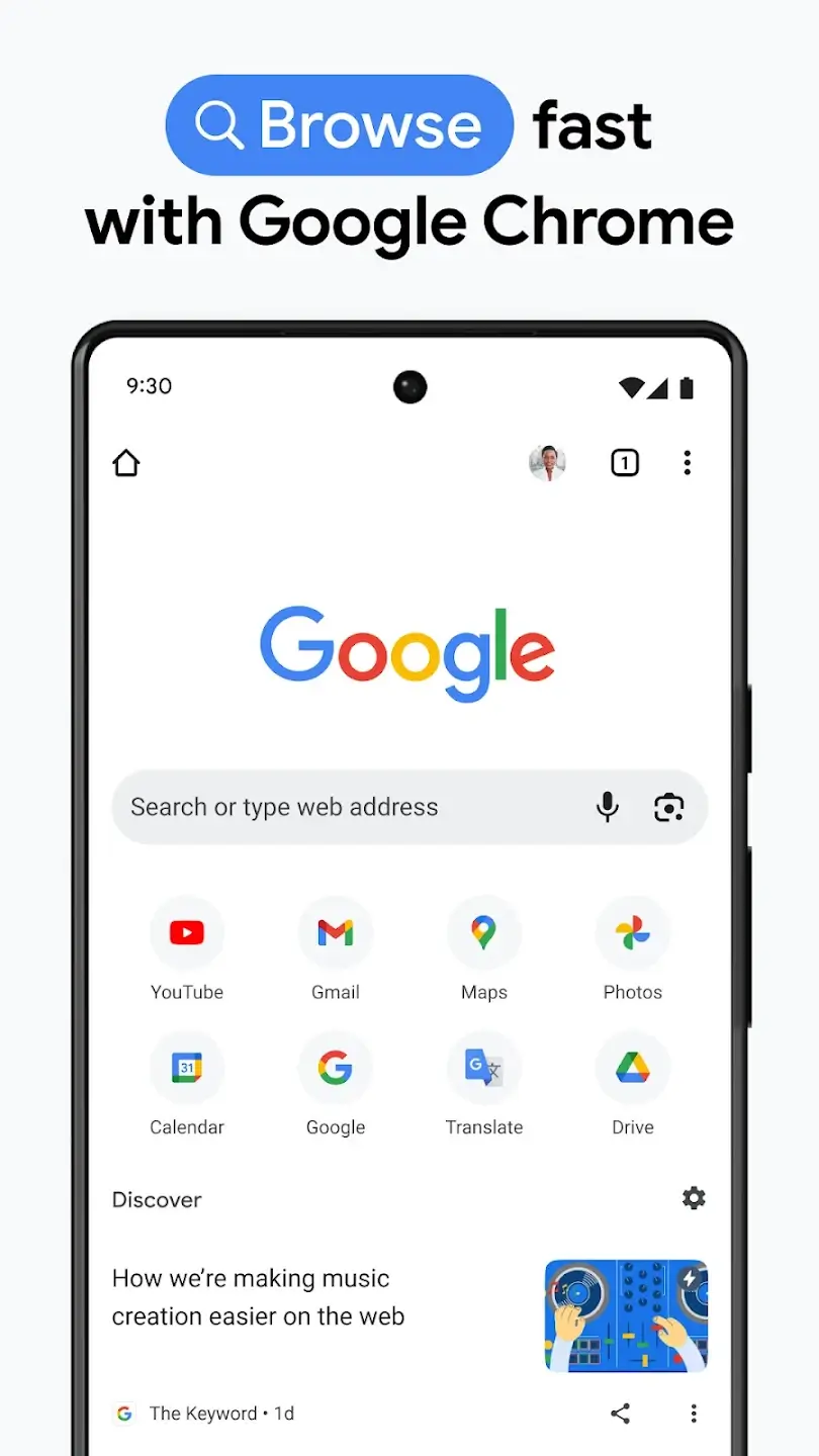 Screenshot Chrome APK Download untuk Android