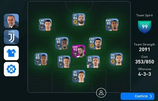 Screenshot PES 2021 APK v10.1.1