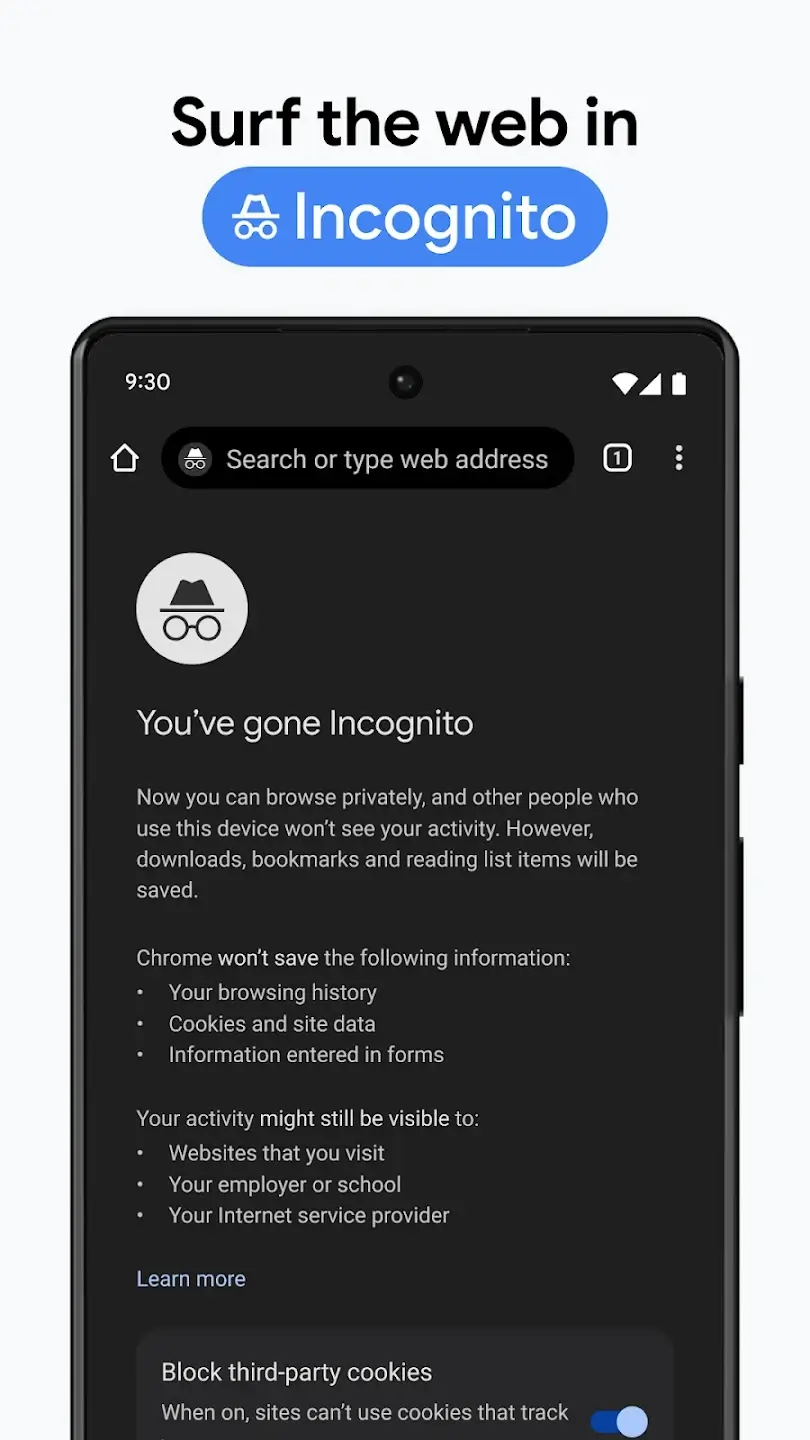 Screenshot Chrome APK Download untuk Android