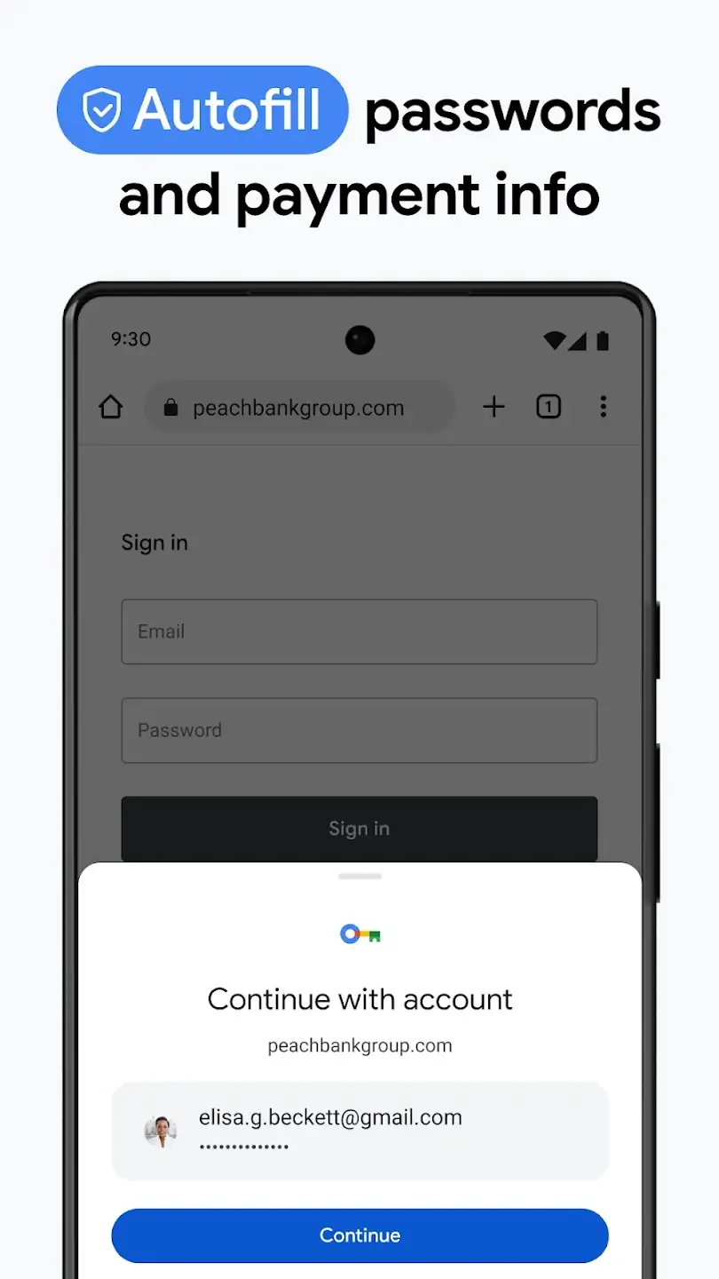 Screenshot Chrome APK Download untuk Android