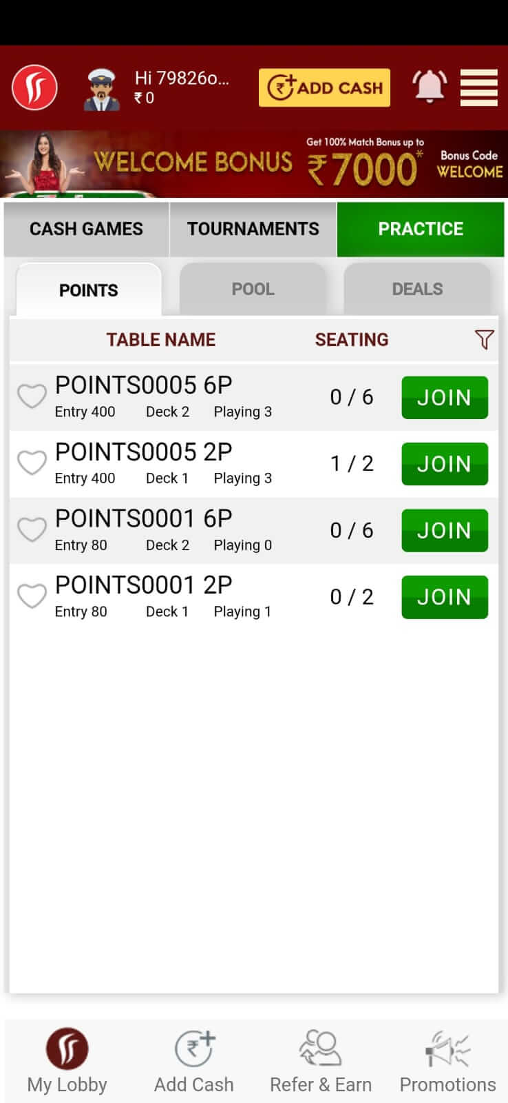 Screenshot Rummy Passion APK