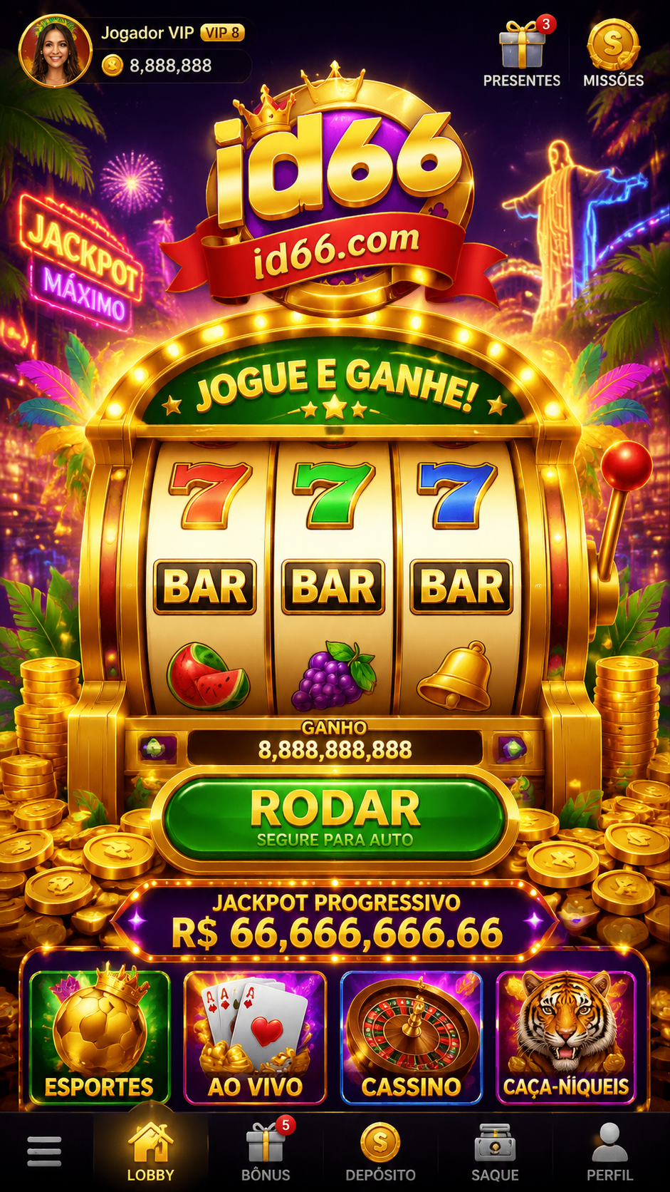 Screenshot id66 APK Game Slot Online Seru dan Cepat