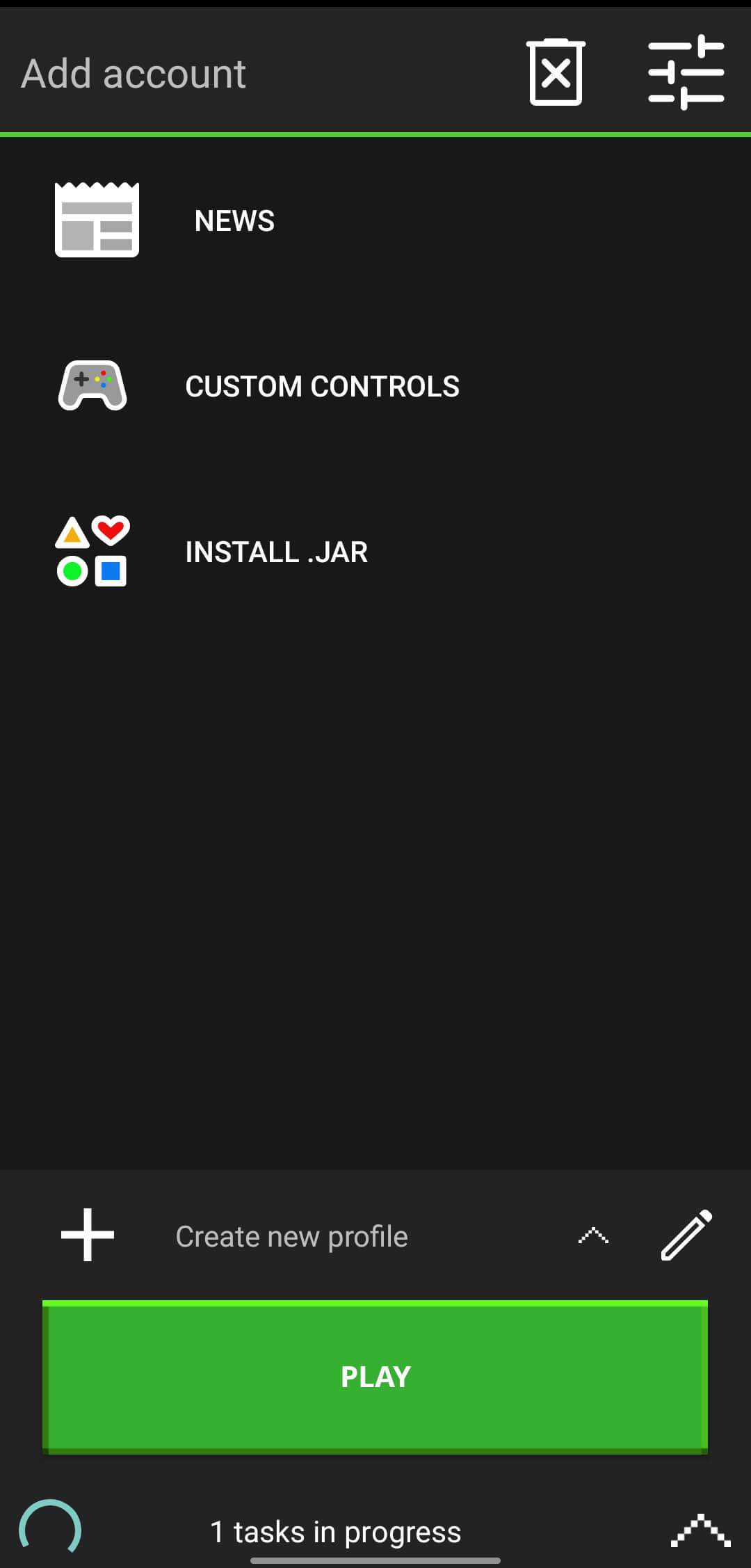 Screenshot PojavLauncher APK: Main Minecraft Java di Android