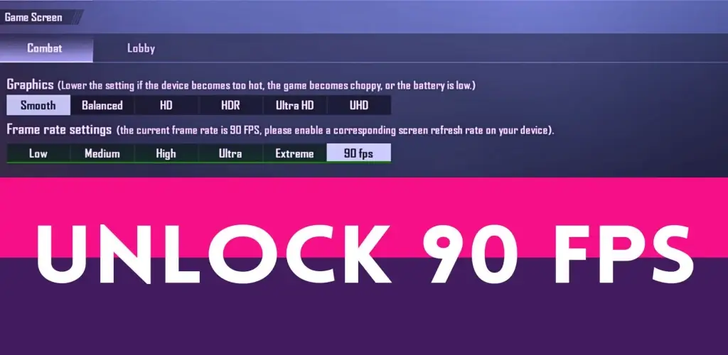 Screenshot 90 FPS APK