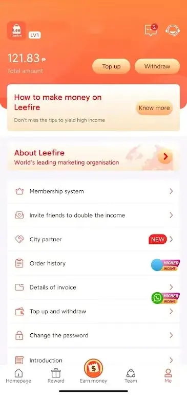 Screenshot Leefire APK 3.1.11