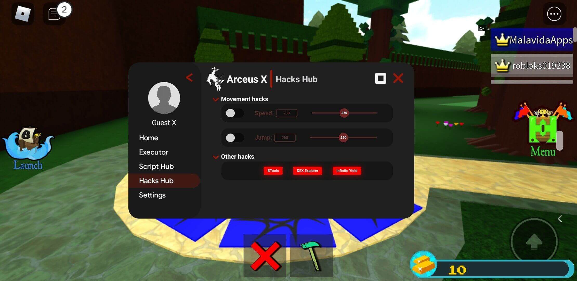 Screenshot Arceus X V3 APK