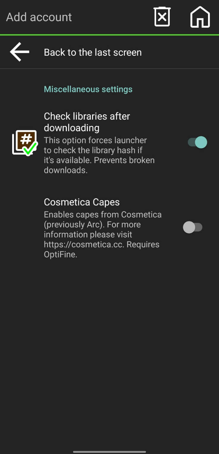 Screenshot PojavLauncher APK: Main Minecraft Java di Android