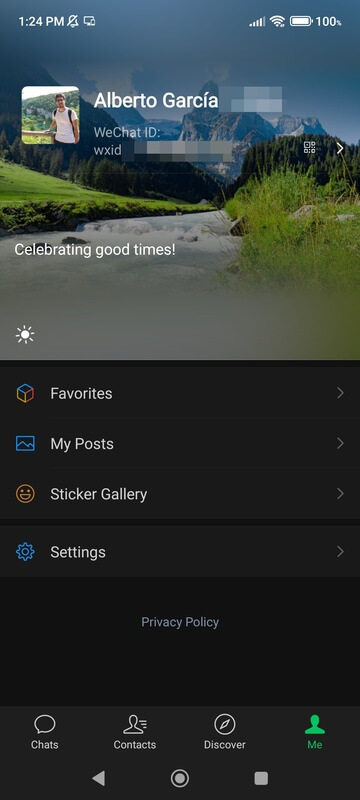 Screenshot WeChat APK (v8.0.71) untuk Android