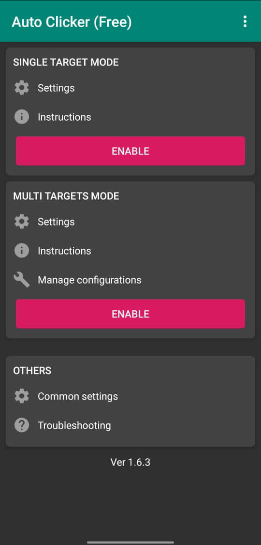 Screenshot Auto Clicker APK v2.3.0 untuk Android