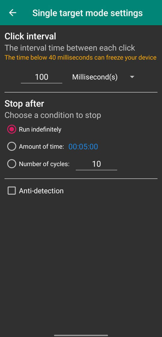 Screenshot Auto Clicker APK v2.3.0 untuk Android