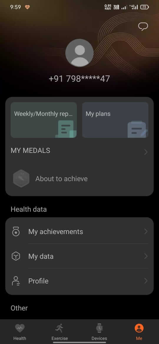 Screenshot Petal Health APK