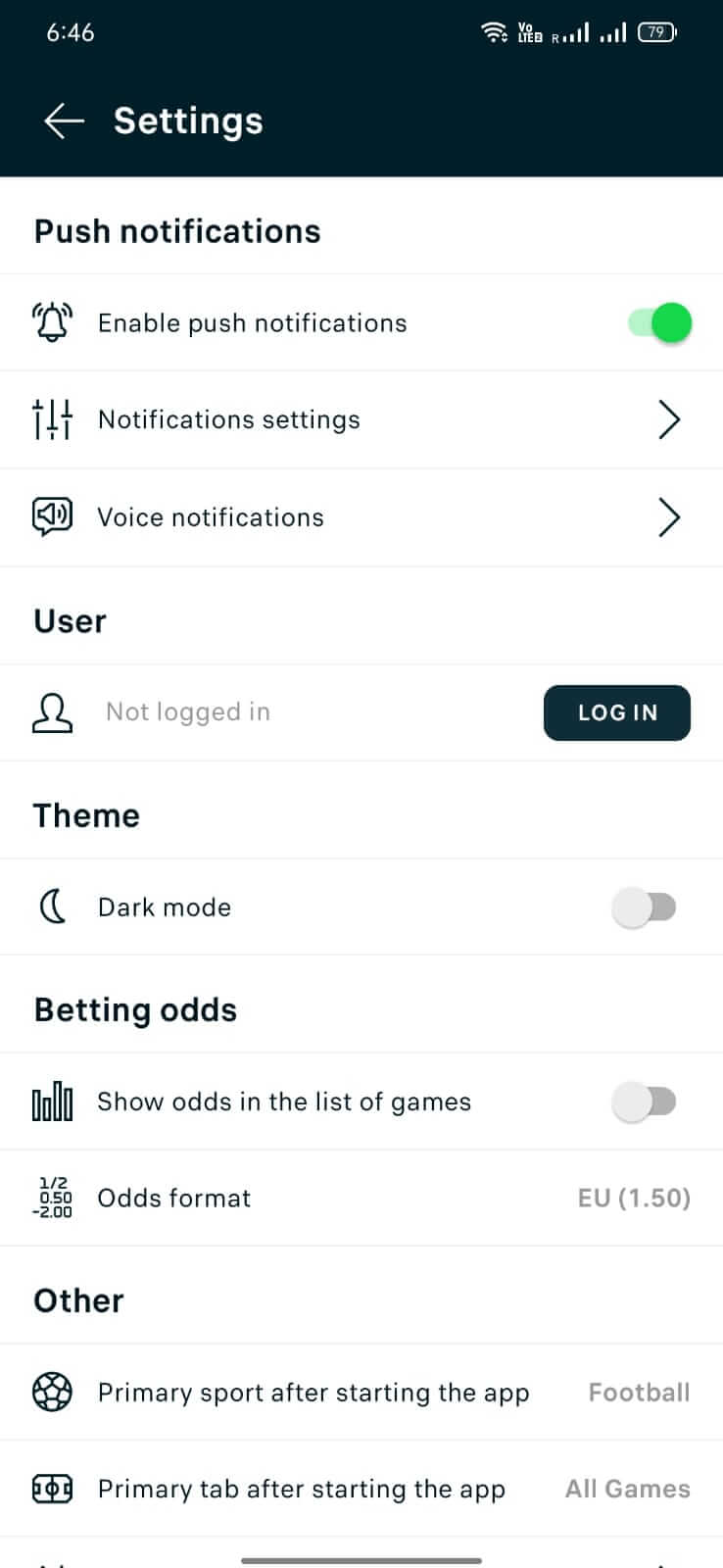 Screenshot FlashScore APK v26.4.4