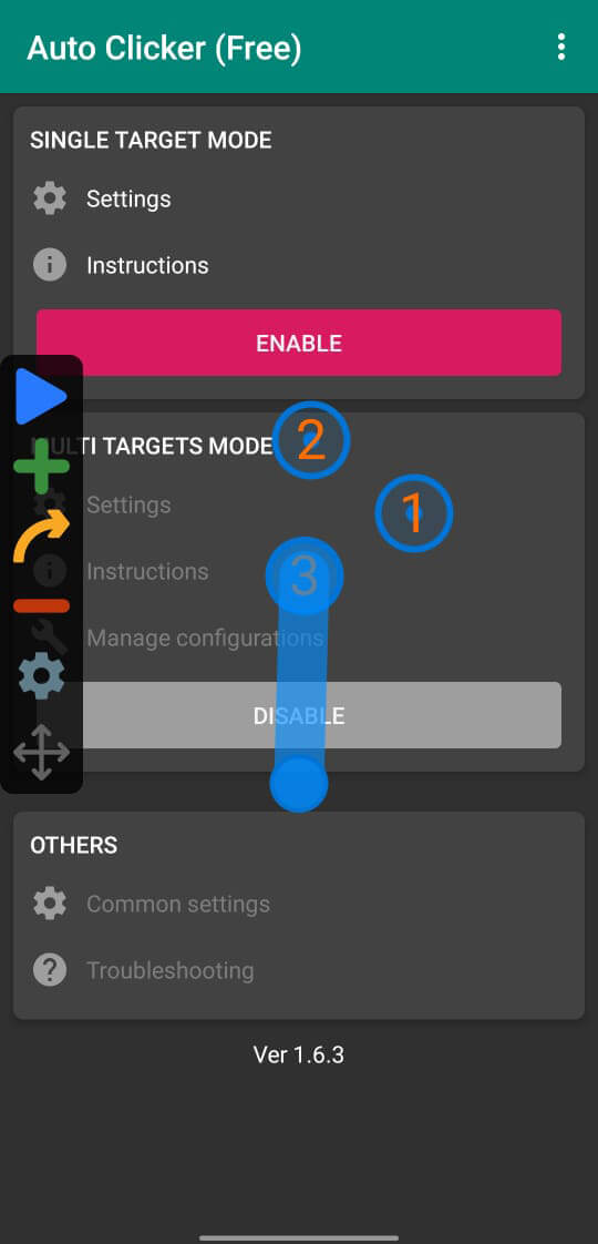 Screenshot Auto Clicker APK v2.3.0 untuk Android