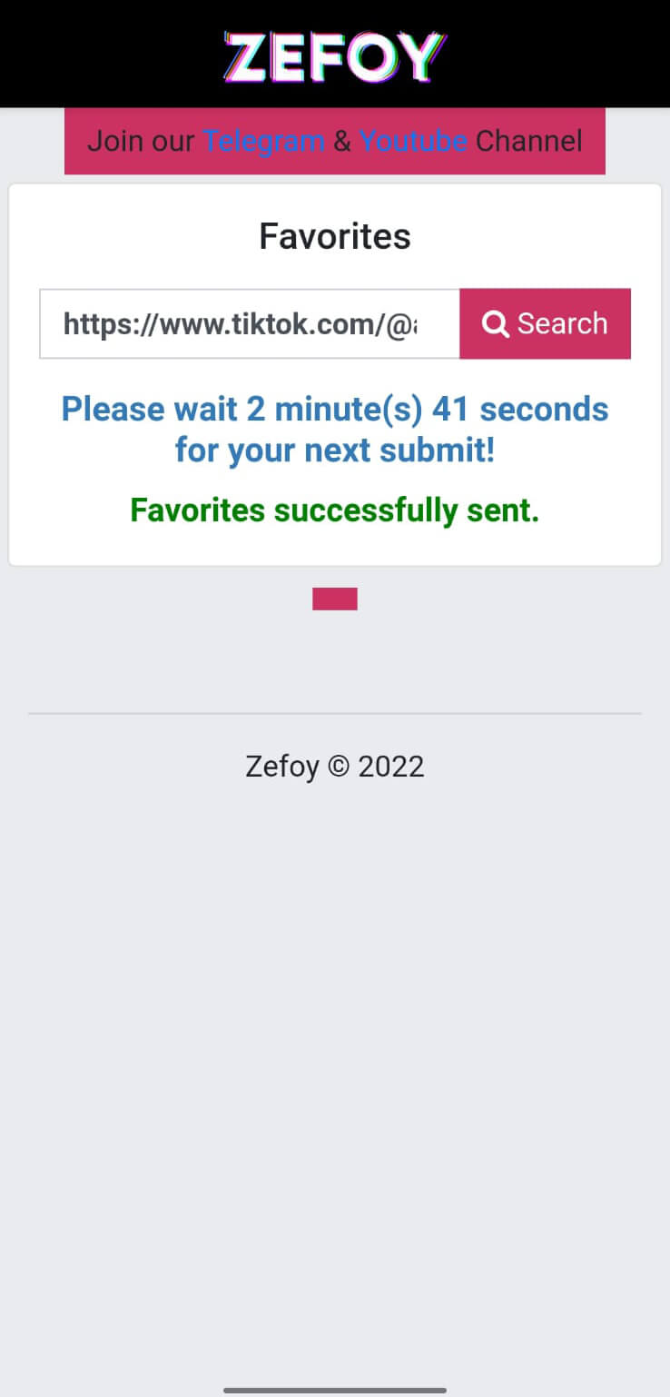 Screenshot ZEFOY APK