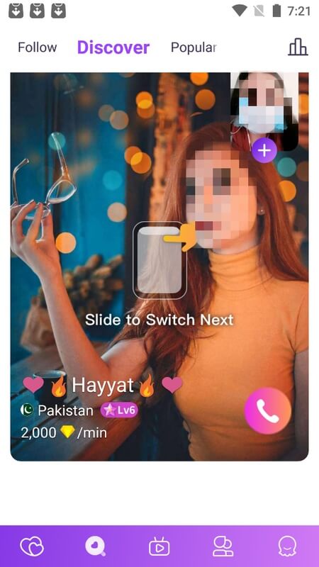 Screenshot Chamet APK v4.4.2 untuk Chat dan Video Call