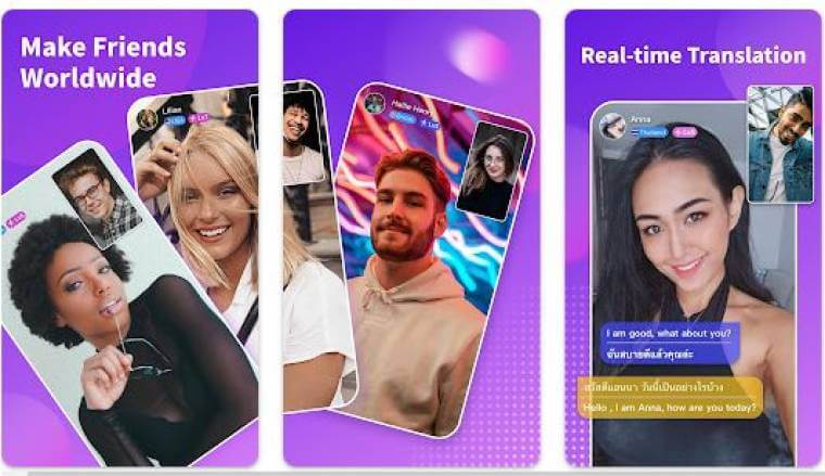 Screenshot Chamet APK v4.4.2 untuk Chat dan Video Call
