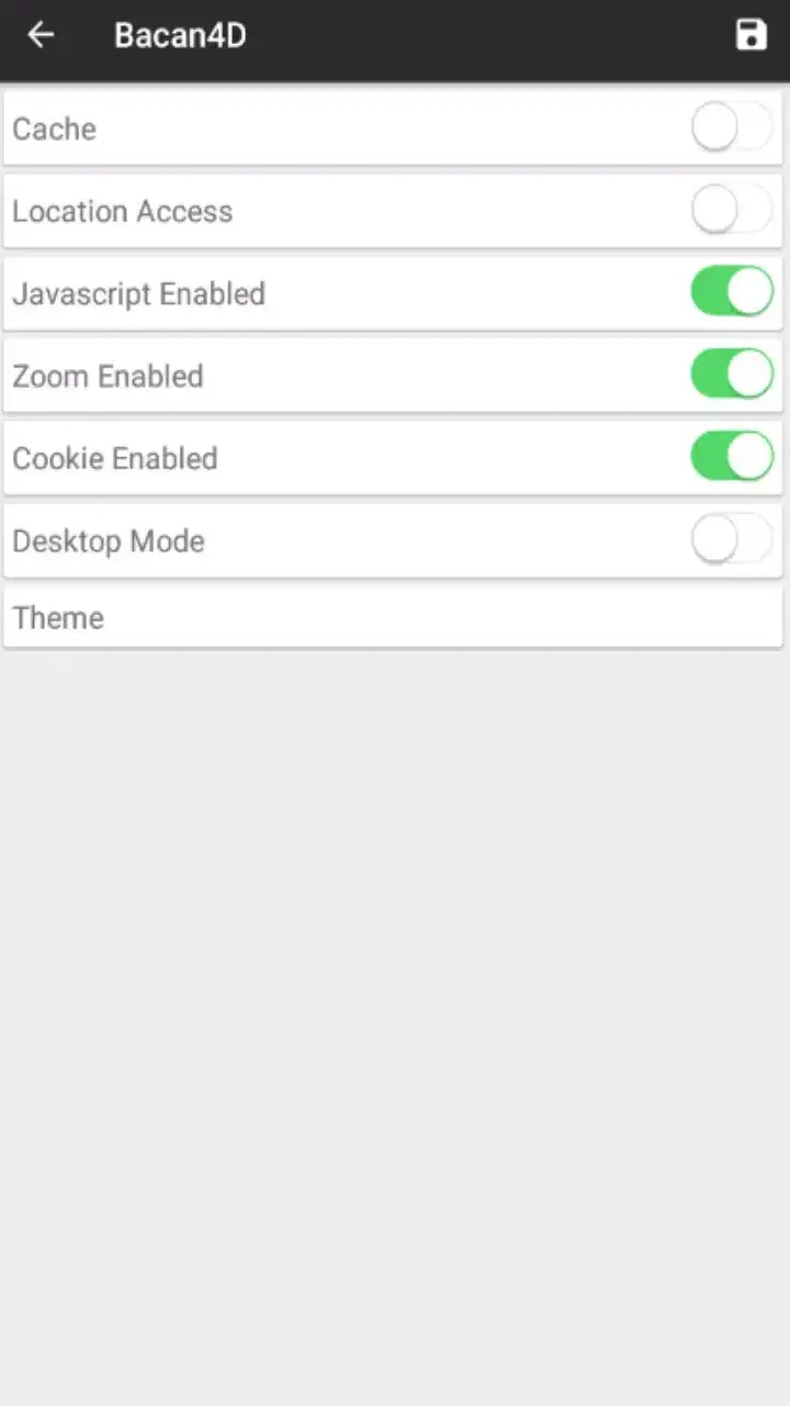 Screenshot Bacan4D APK 2.1.3