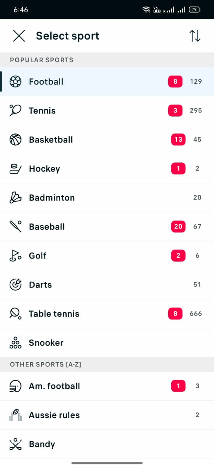 Screenshot FlashScore APK v26.4.4