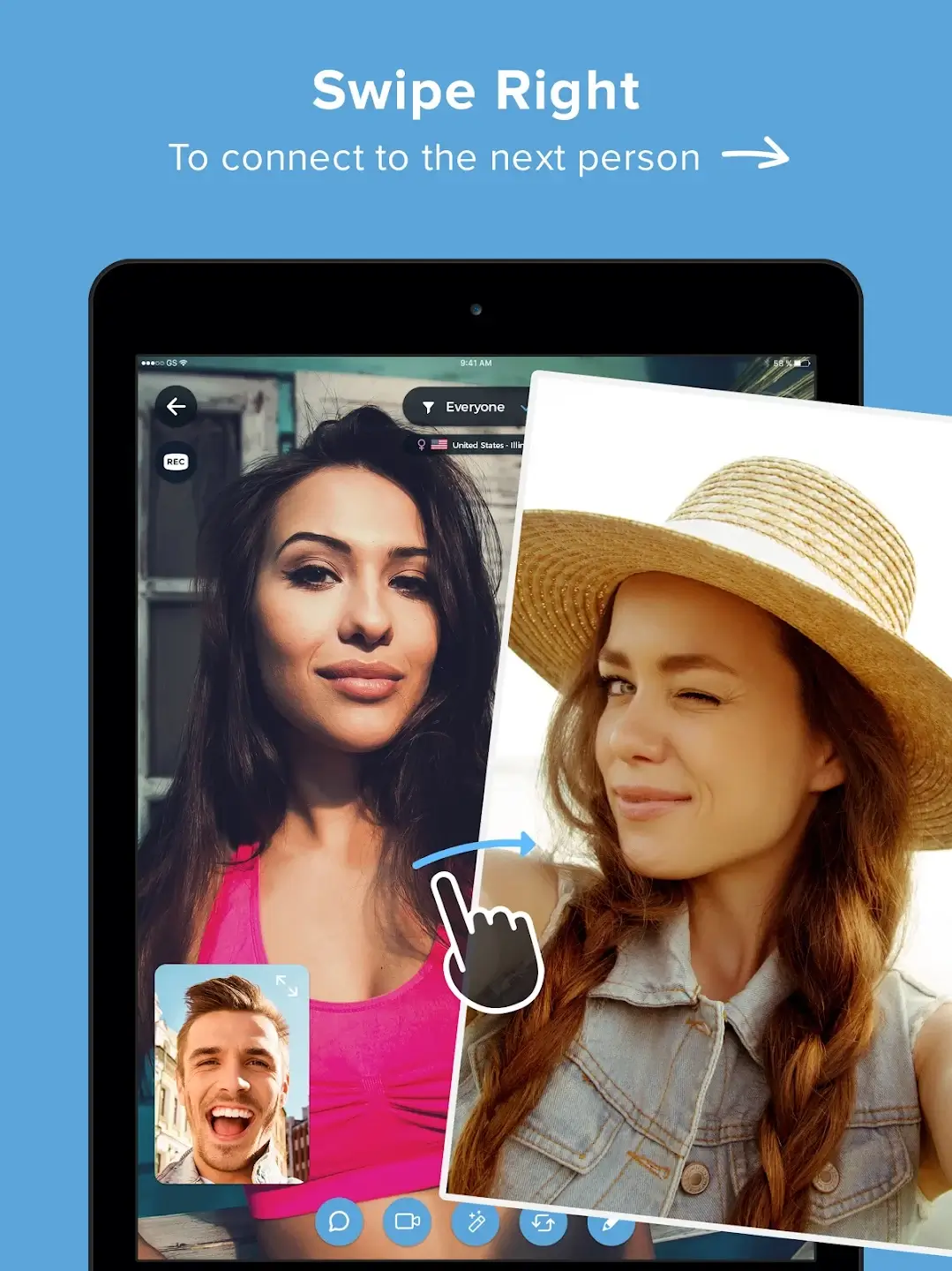Screenshot Chatrandom APK (Live Cam Video Chat)