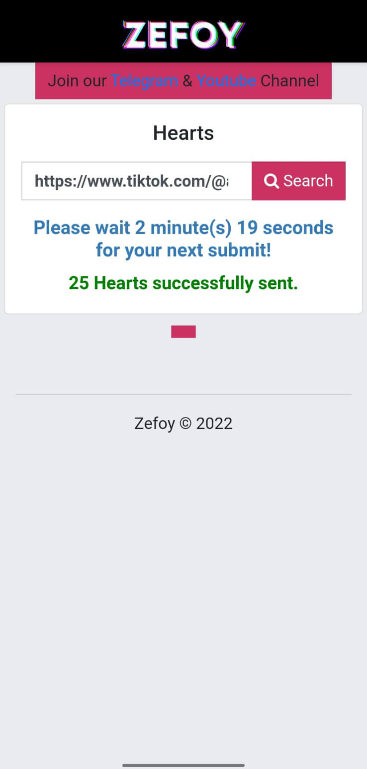 Screenshot ZEFOY APK
