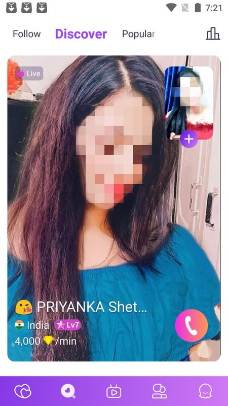 Screenshot Chamet APK v4.4.2 untuk Chat dan Video Call