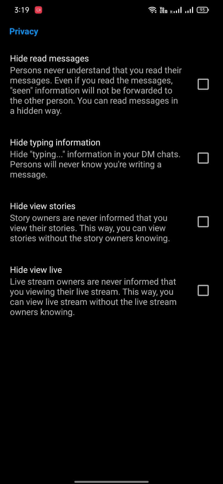 Screenshot Insta Aero APK 24.0.0
