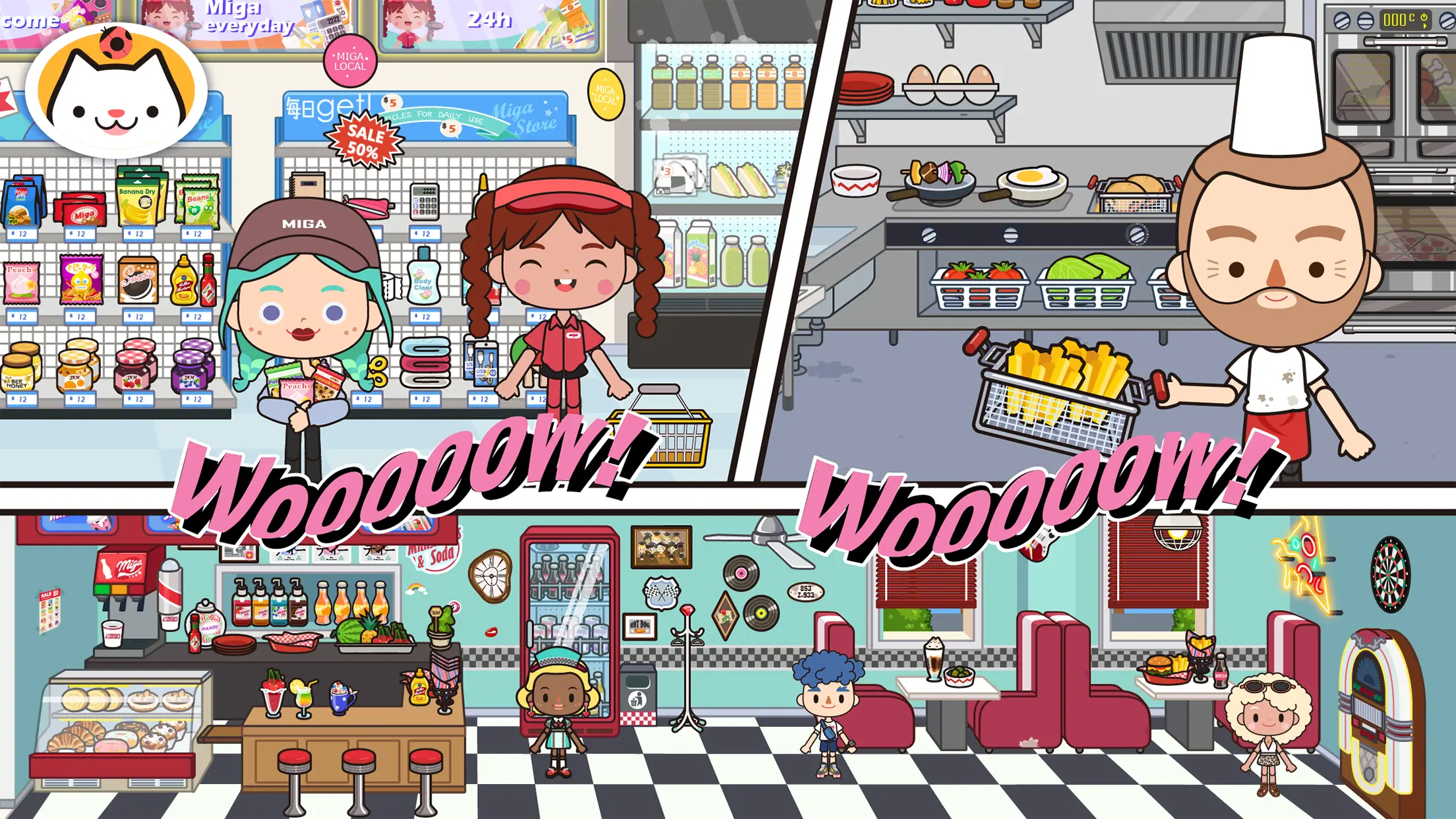 Screenshot Miga Town My World APK