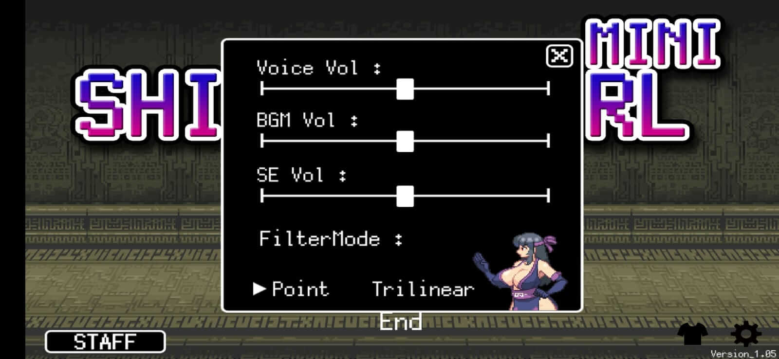 Screenshot Shinobi Girl Mini APK v1.1