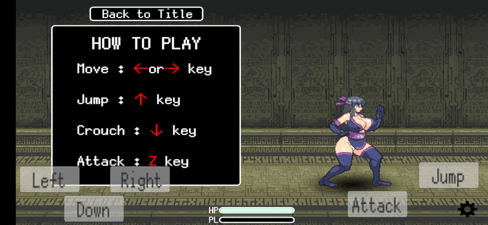 Screenshot Shinobi Girl Mini APK v1.1