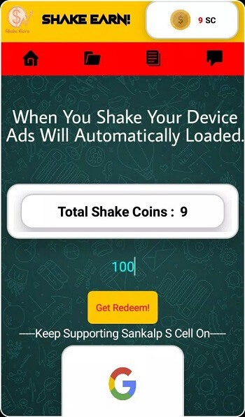 Screenshot Shake Earn APK