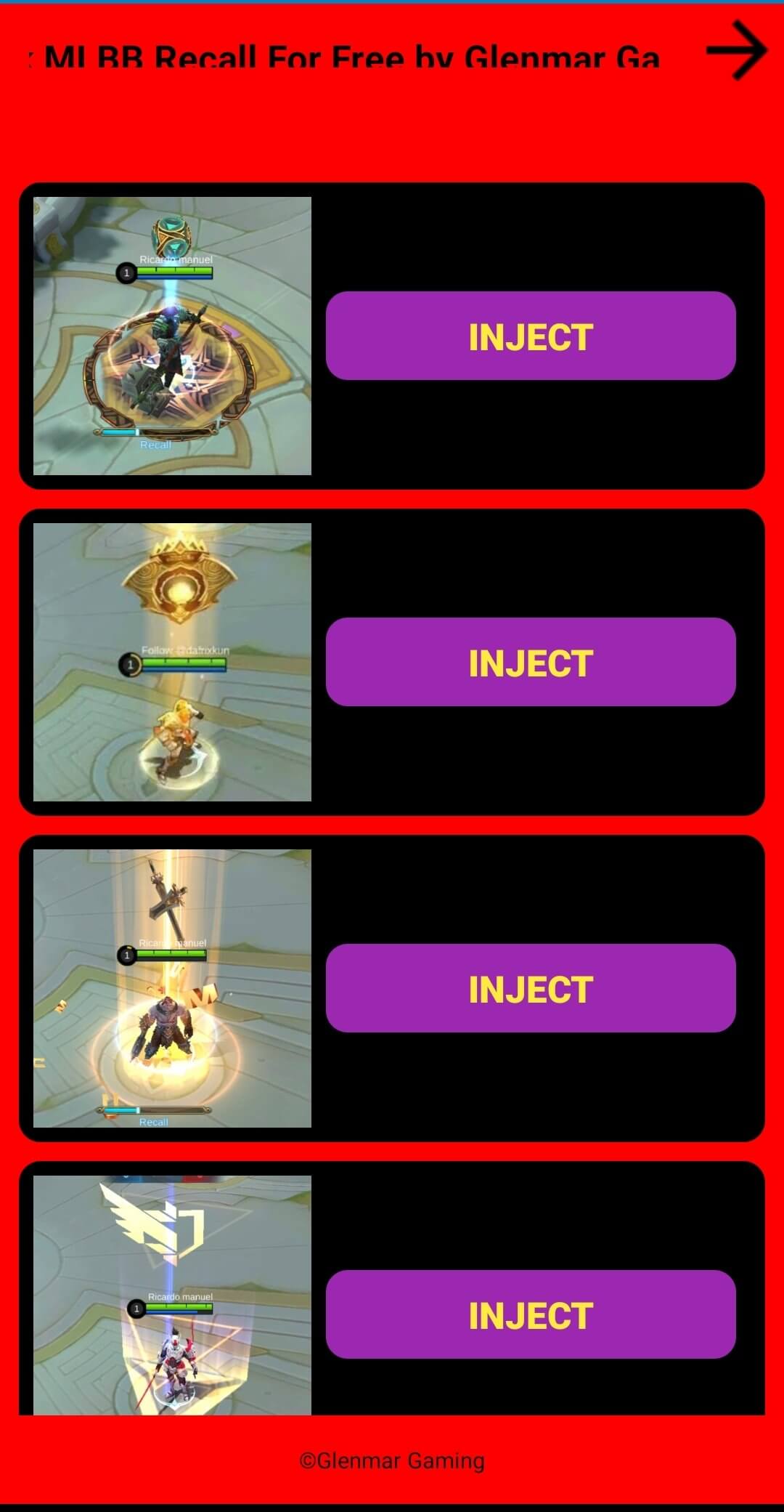 Screenshot Recall Injector APK v5.4