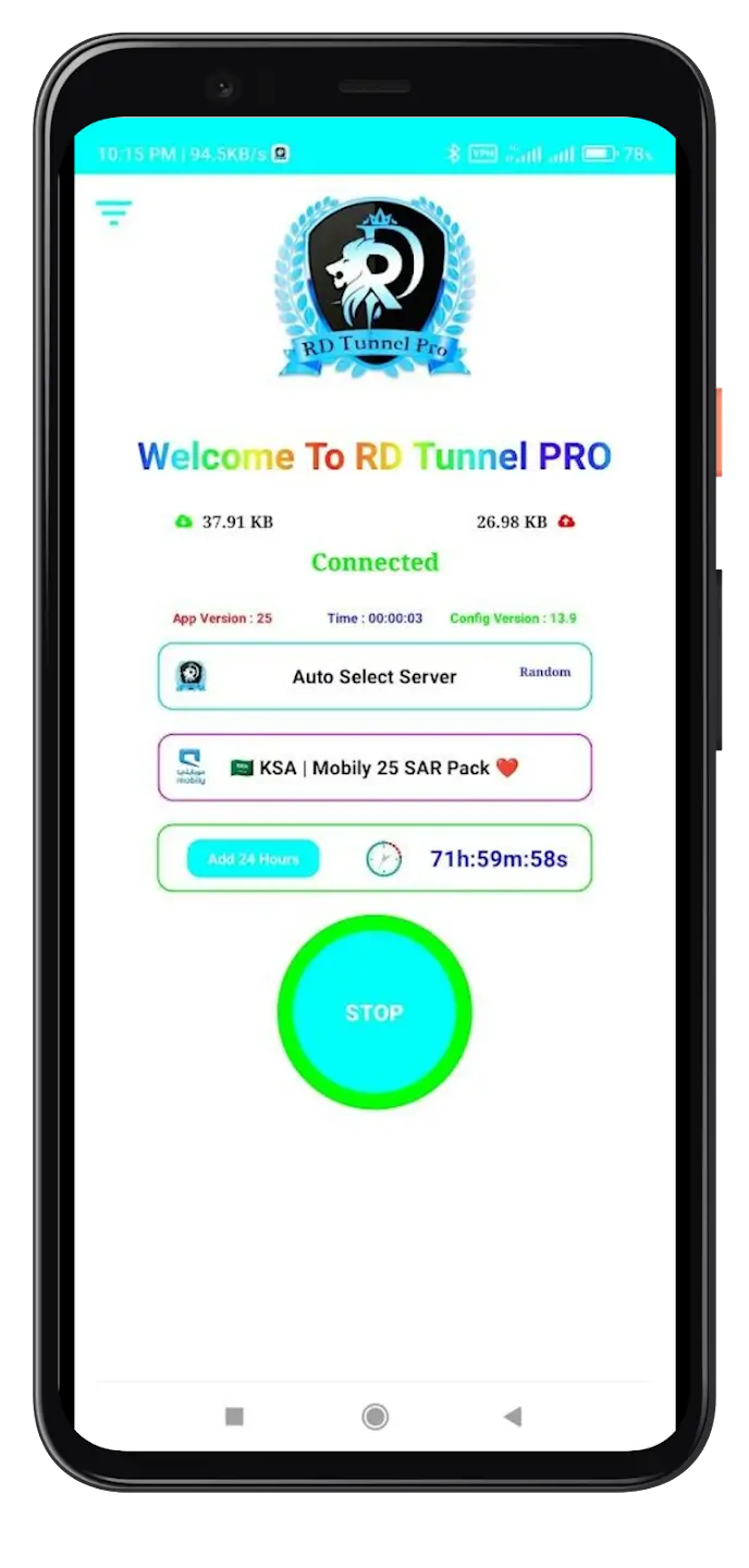 Screenshot RDTunnel Pro APK v4.0 untuk Android