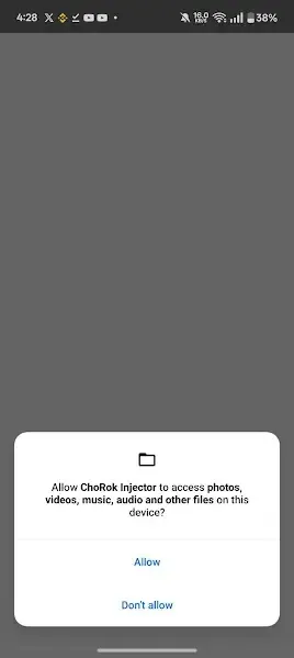Screenshot Chorok Injector APK Download Versi 1.6.50