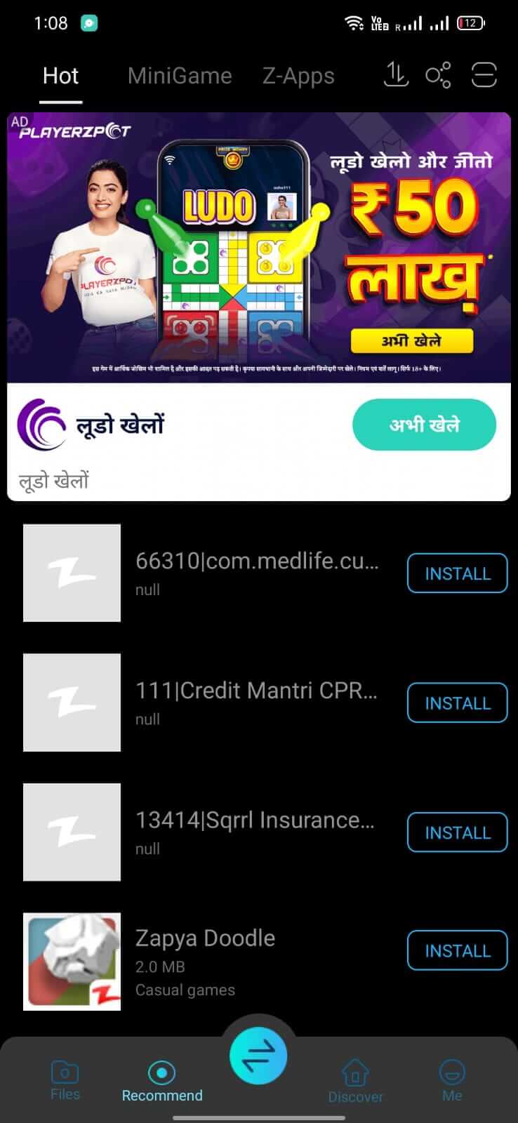 Screenshot Zapya APK 7.0.3