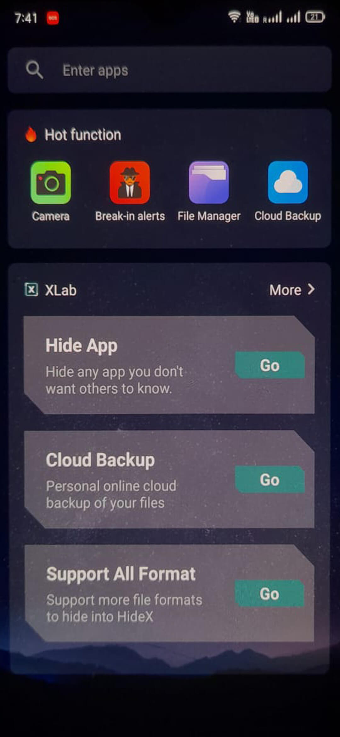 Screenshot HideX - Calculator Lock APK