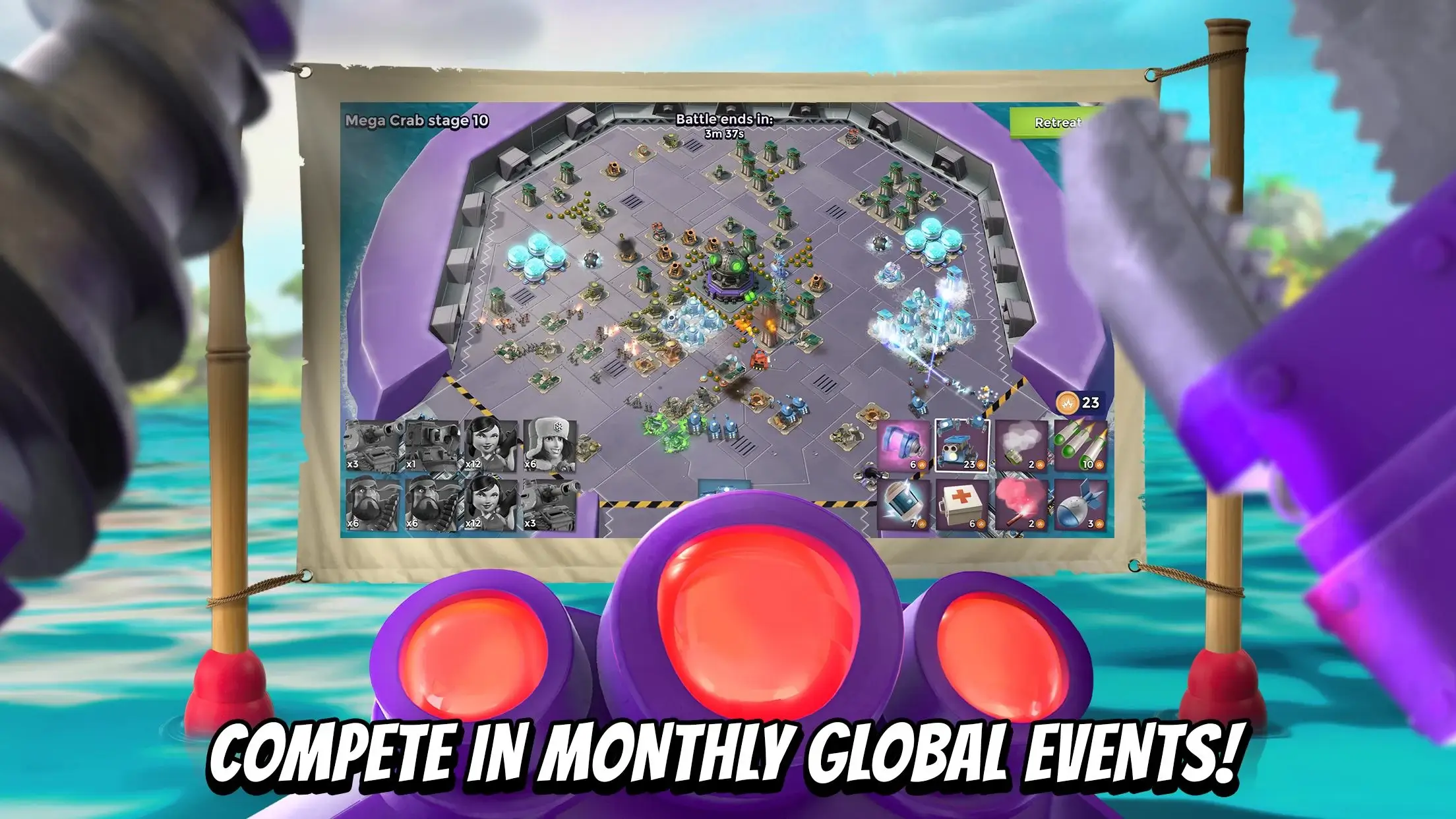 Screenshot Boom Beach APK