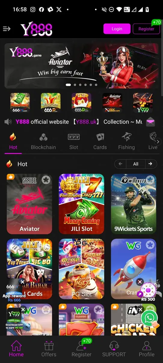 Screenshot Y888 APK Download v1.0