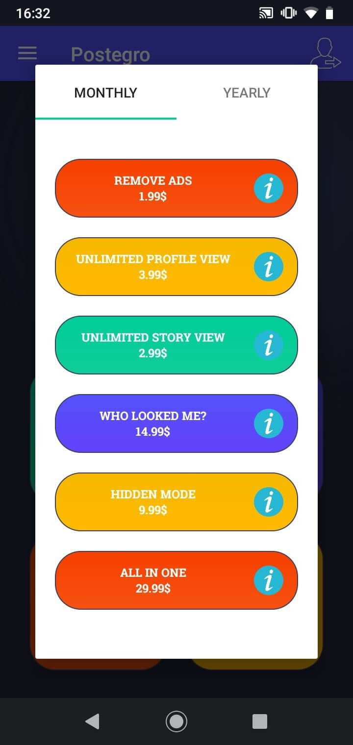 Screenshot Postegro Plus APK