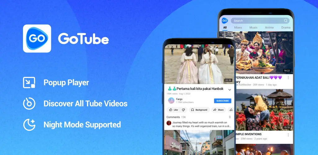 Screenshot GoTube APK