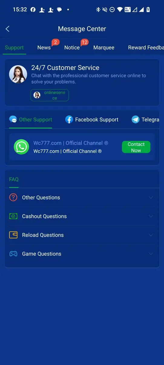 Screenshot WC777 APK v6.3.5 untuk Android