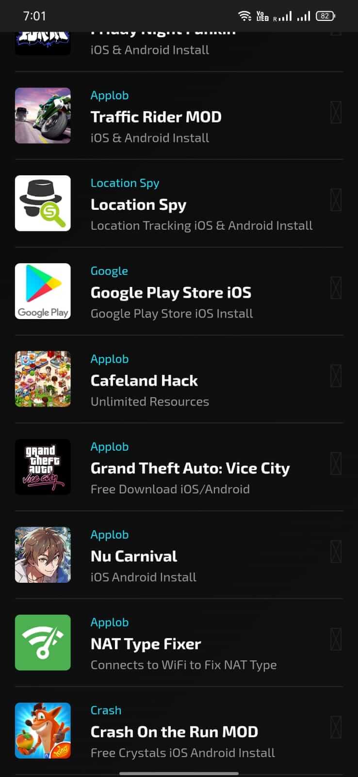 Screenshot Applob APK v2.0
